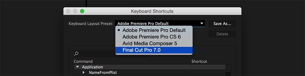 How to Change Premiere Pro Keyboard Shortcuts to Final Cut Pro Shortcuts, Step 2