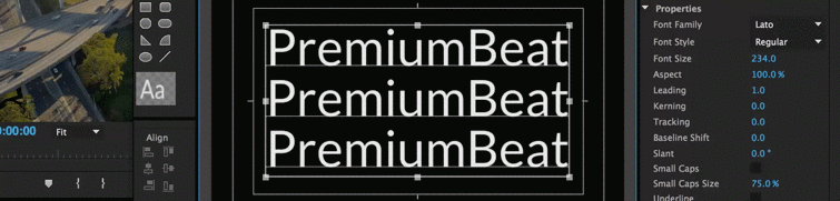 Keyboard Shortcuts for Premiere Pro: Increase Leading 1 unit
