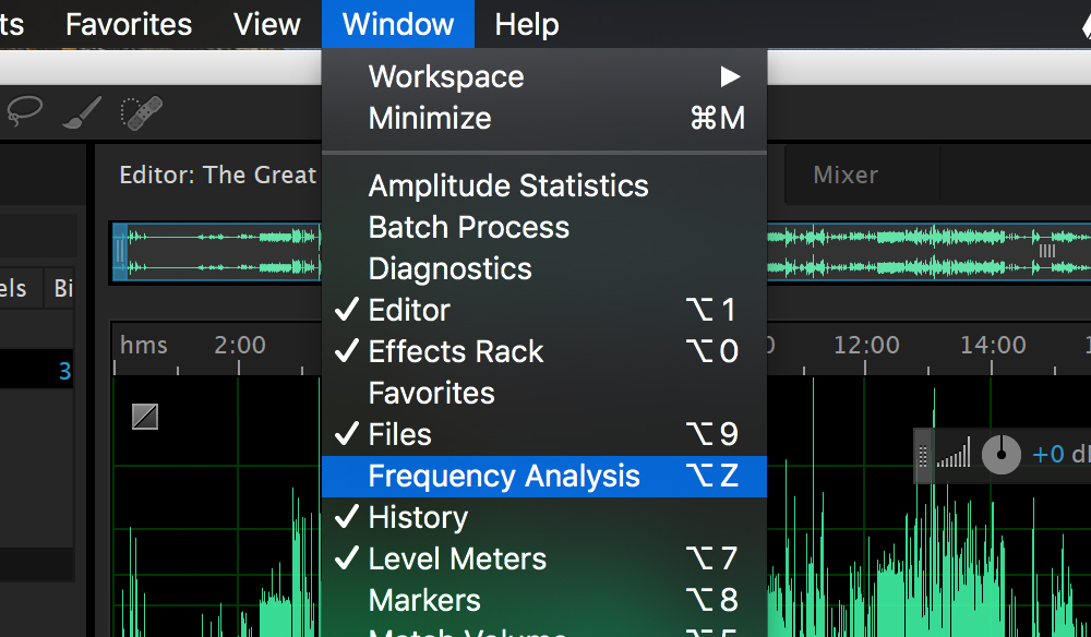 adobe audition diagnostics declicker run repeatedly