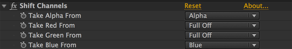 How to Create A Vintage Effect in After Effects + Free Presets: Blue Shift Channel