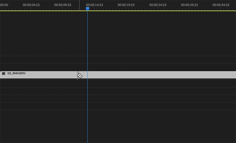 Adobe audition razor tool