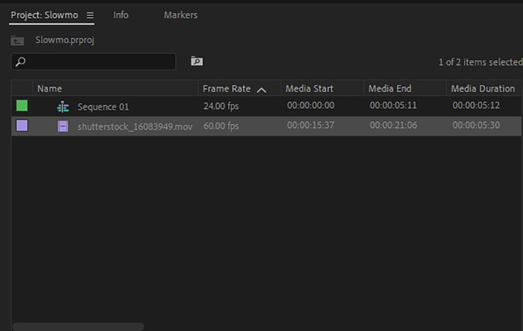 how much to speed up footage in adobe premiere with gh5 slowmo