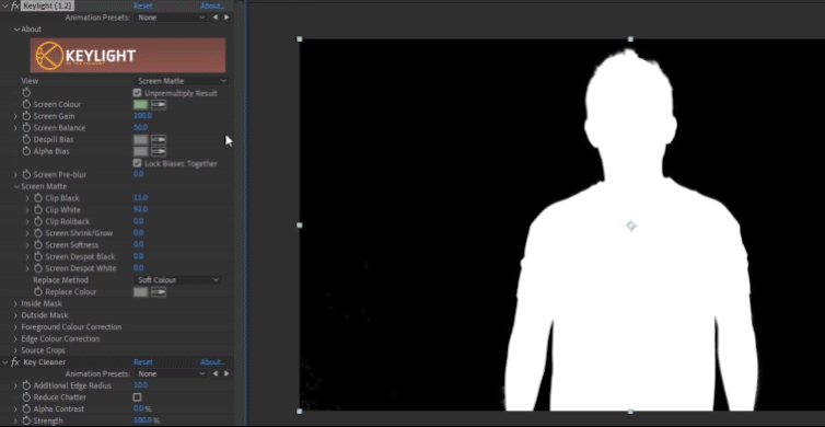 using two keylight 1.2 keys on same layer