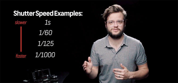 Shutter speed examples