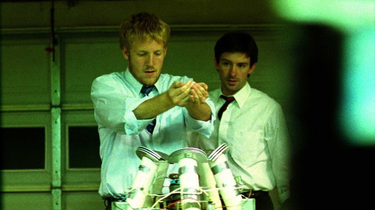 David Sullivan and Shane Carruth in Primer David Sullivan and Shane Carruth in Primer