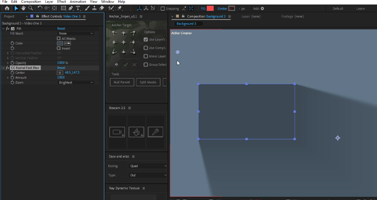 Newton 3: Add a CC Radial Fast Blur Newton 3: Add a CC Radial Fast Blur
