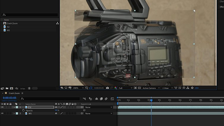Crash Zoom: Align the Clips
